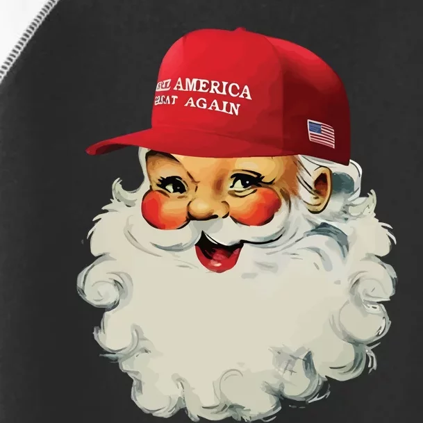 Maga Santa Funny Trump Christmas Toddler Fine Jersey T-Shirt