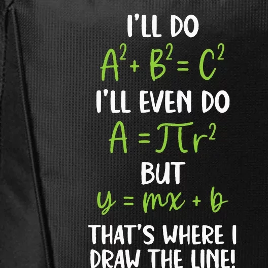 Math Saying Funny Math Joke Mathematician City Backpack