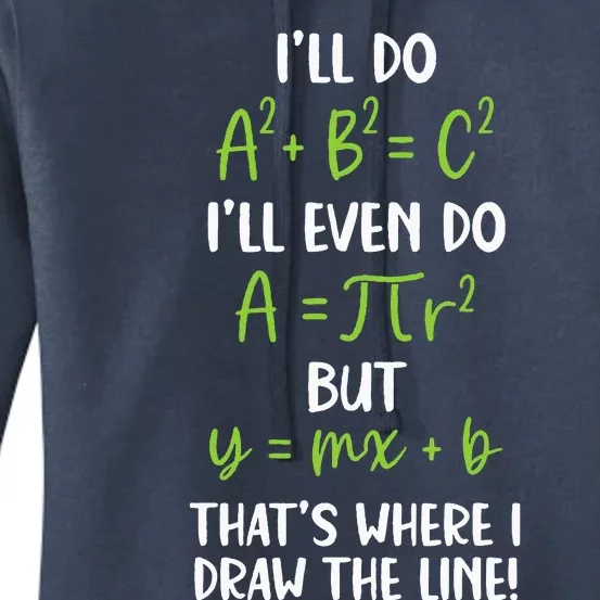 Math Saying Funny Math Joke Mathematician Women's Pullover Hoodie