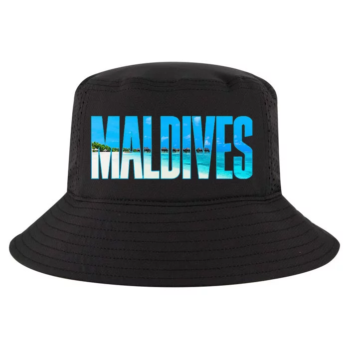 Maldives Souvenir For Couple Or Family Summer Vacay Cool Comfort Performance Bucket Hat