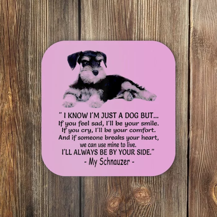 Miniature Schnauzer Funny Gift Coaster