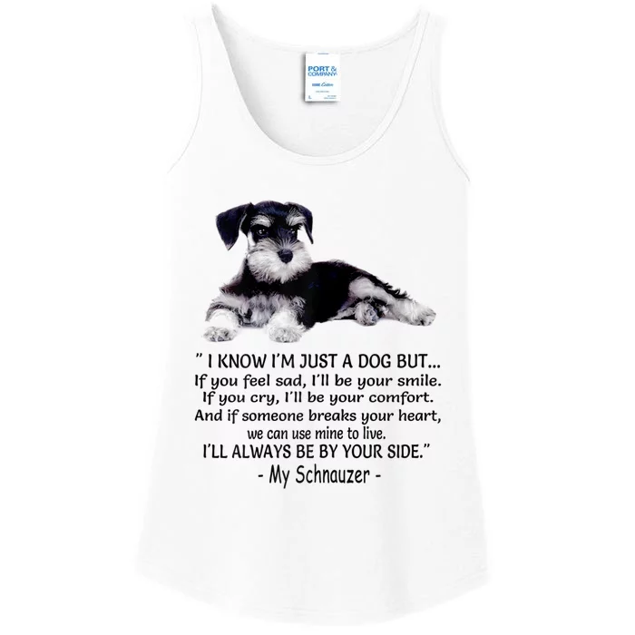 Miniature Schnauzer Funny Gift Ladies Essential Tank