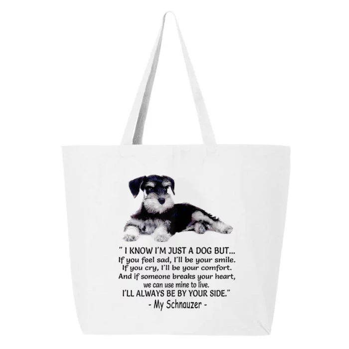 Miniature Schnauzer Funny Gift 25L Jumbo Tote