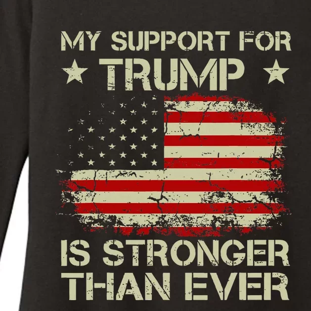 My Support For Trump Is Stronger Than Ever Womens CVC Long Sleeve Shirt