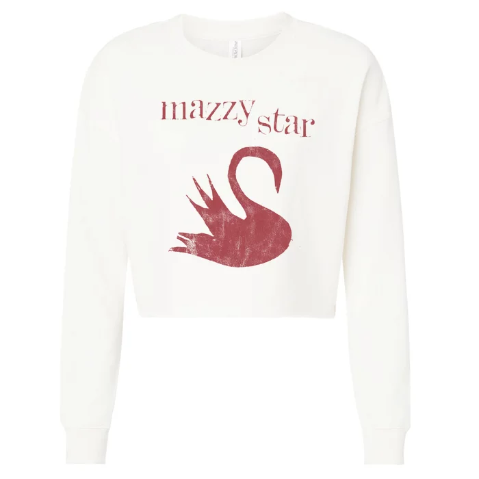 Mazzy Star Flamingo Cropped Pullover Crew