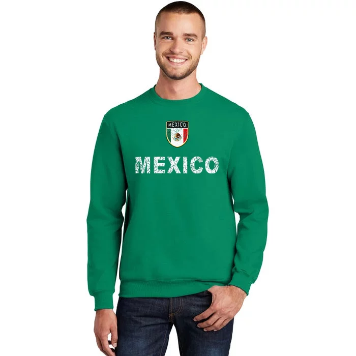 Mexico Soccer Fans Jersey Mexican Flag Football Lovers Sweatshirt