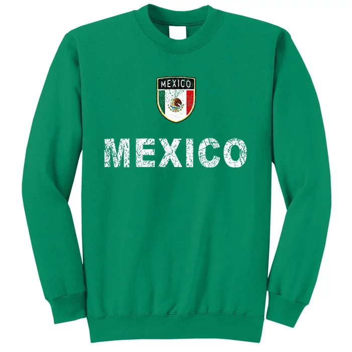 Mexico Soccer Fans Jersey Mexican Flag Football Lovers Sweatshirt