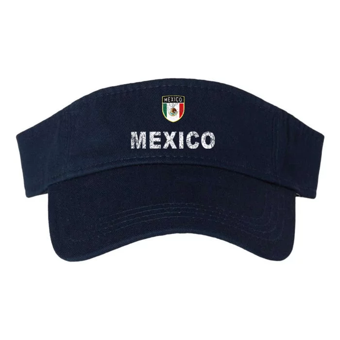 Mexico Soccer Fans Jersey Mexican Flag Football Lovers Valucap Bio-Washed Visor