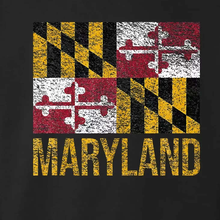 MARYLAND STATE FLAG ANNAPOLIS BALTIMORE CHESAPEAKE BAY Toddler Hoodie