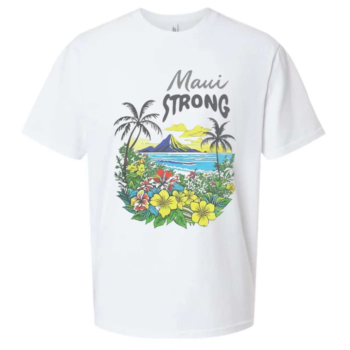 Maui Strong Fundraiser Helping Wildfires On Maui Sueded Cloud Jersey T-Shirt