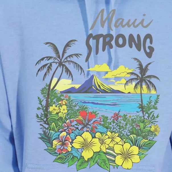 Maui Strong Fundraiser Helping Wildfires On Maui Unisex Surf Hoodie