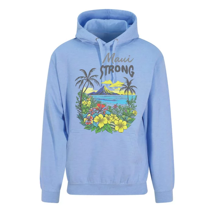 Maui Strong Fundraiser Helping Wildfires On Maui Unisex Surf Hoodie