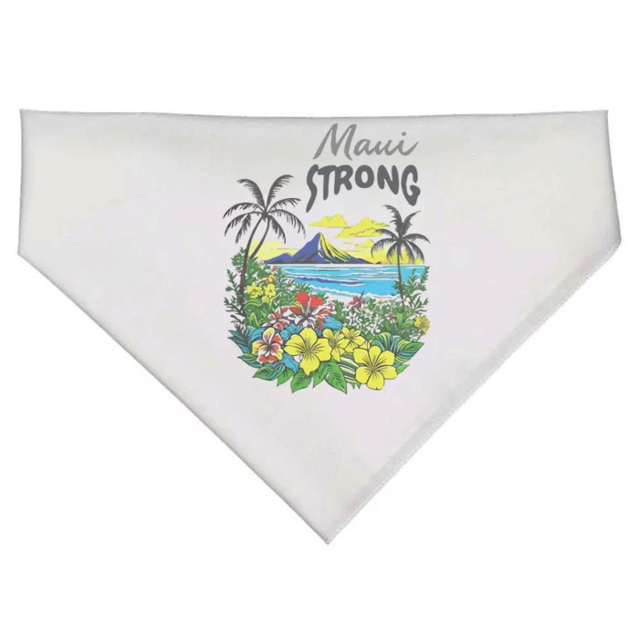 Maui Strong Fundraiser Helping Wildfires On Maui USA-Made Doggie Bandana