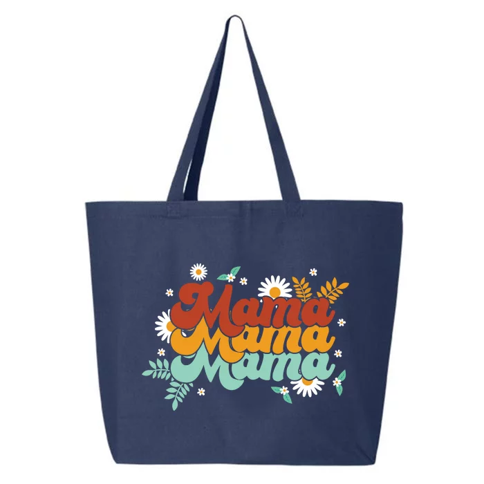 Mama Spring Floral Cute Mom Gift 25L Jumbo Tote