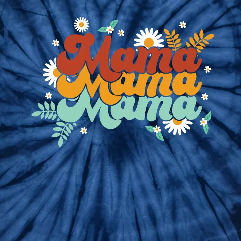 Mama Spring Floral Cute Mom Gift Tie-Dye T-Shirt