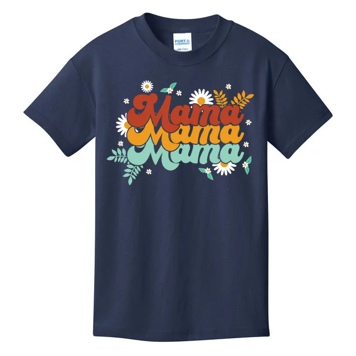 Mama Spring Floral Cute Mom Gift Kids T-Shirt