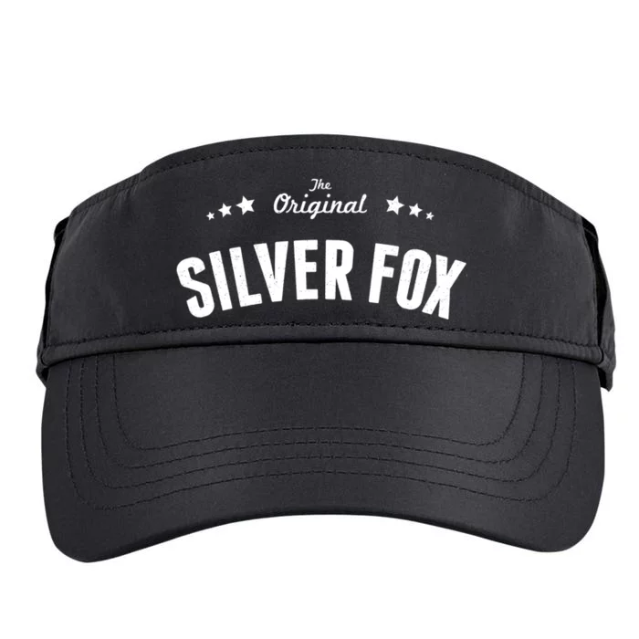 Mens Silver Fox Original Funny Gift Adult Drive Performance Visor