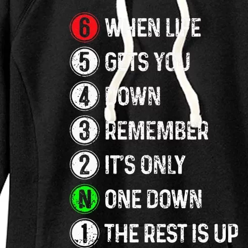 Motorcycle Shift Funny Saying Motocross Motorbike Biker Gift Women's Fleece Hoodie