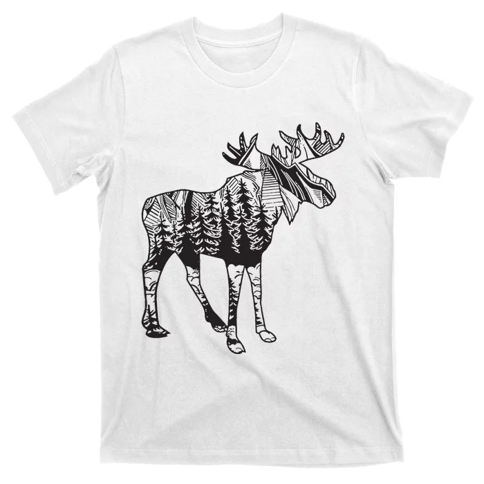 Moose Sighting Forest Funny Minnesota State T-Shirt