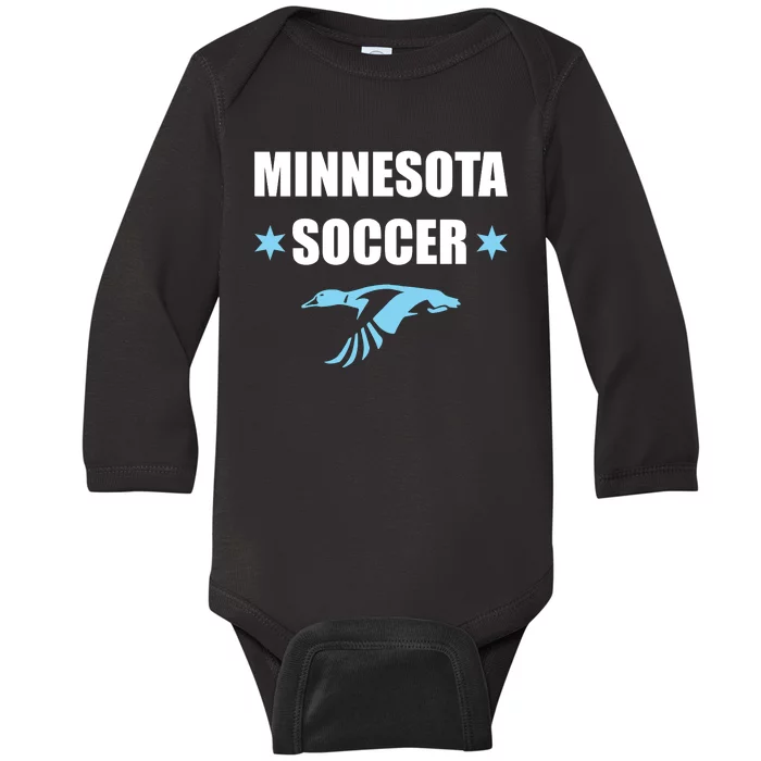 Minnesota Soccer Fan Gear Fc United Baby Long Sleeve Bodysuit