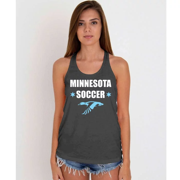 Minnesota Soccer Fan Gear Fc United Women's Knotted Racerback Tank