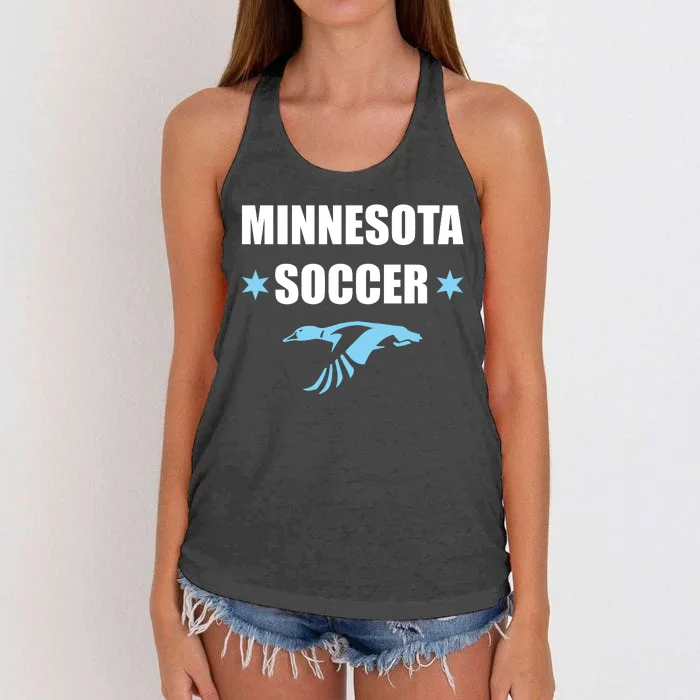 Minnesota Soccer Fan Gear Fc United Women's Knotted Racerback Tank