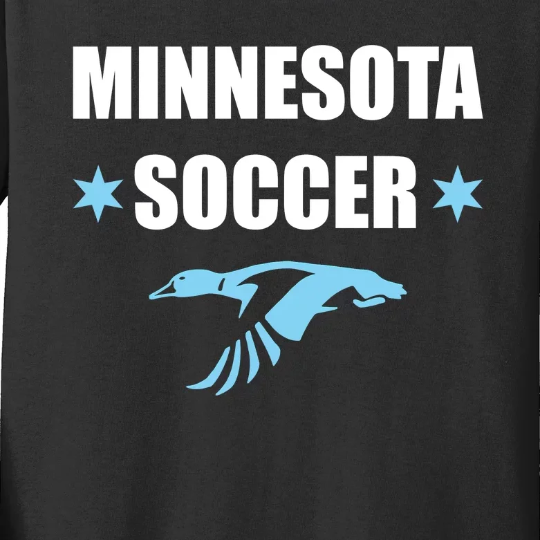 Minnesota Soccer Fan Gear Fc United Kids Long Sleeve Shirt