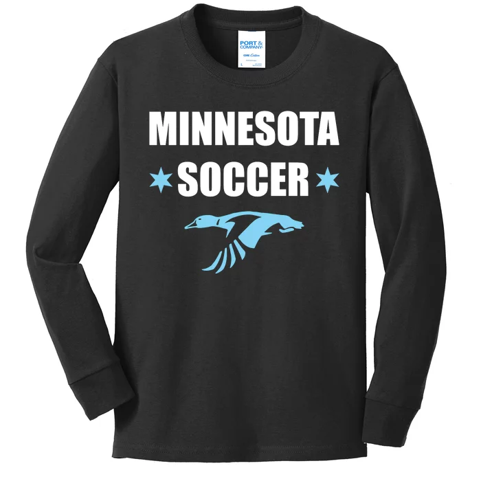 Minnesota Soccer Fan Gear Fc United Kids Long Sleeve Shirt