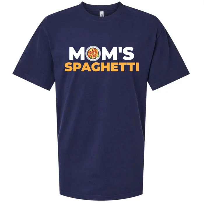 Mom's Spaghetti Funny Gift Sueded Cloud Jersey T-Shirt