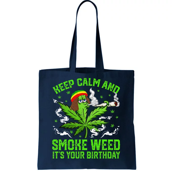 Marijuana Smoker Funny Weed Birthday Party Cannabis Stoner Tote Bag