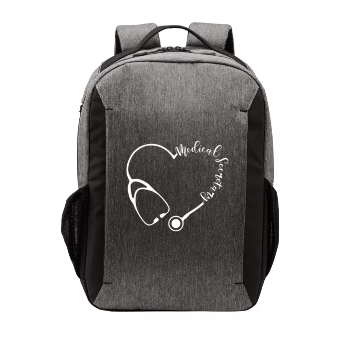 Medical Secretary Funny Gift Medical Administrative Assistant Outfit Gift Vector Backpack