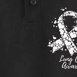 My Sister’s Fight Is My Fight Lung Cancer Awareness Dry Zone Grid Performance Polo