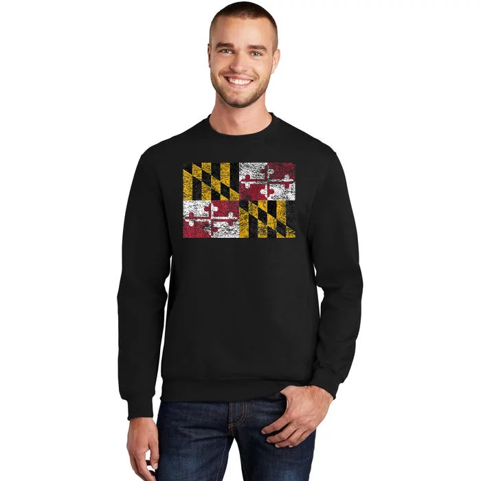 MARYLAND STATE FLAG ANNAPOLIS BALTIMORE CHESAPEAKE BAY Sweatshirt