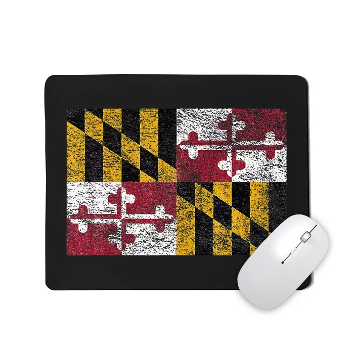 MARYLAND STATE FLAG ANNAPOLIS BALTIMORE CHESAPEAKE BAY Mousepad