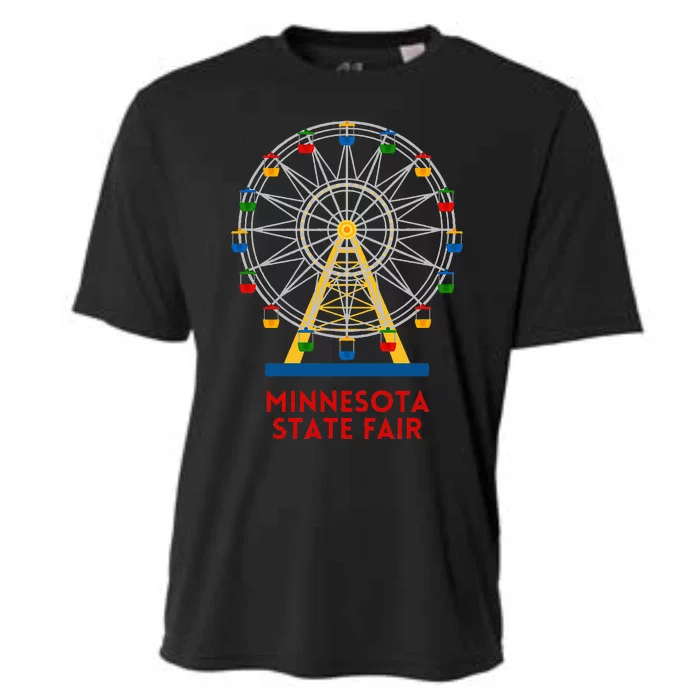 Minnesota State Fair Ferris Wheel County Fair Cooling Performance Crew T-Shirt