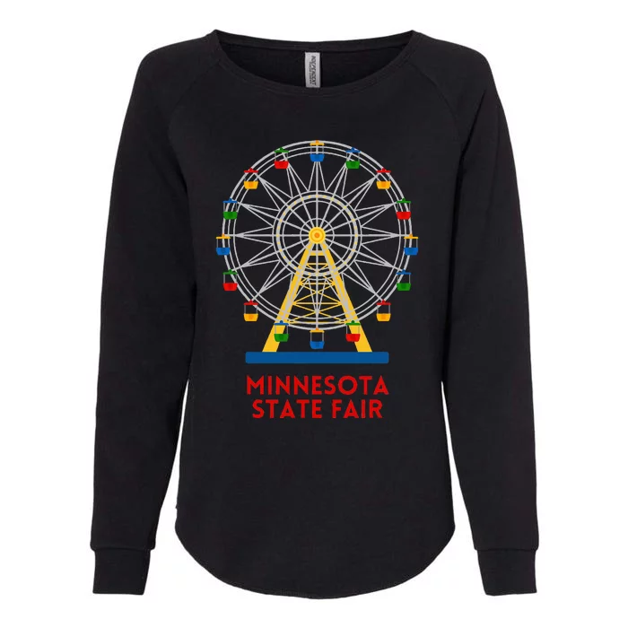 Minnesota State Fair Ferris Wheel County Fair Womens California Wash Sweatshirt