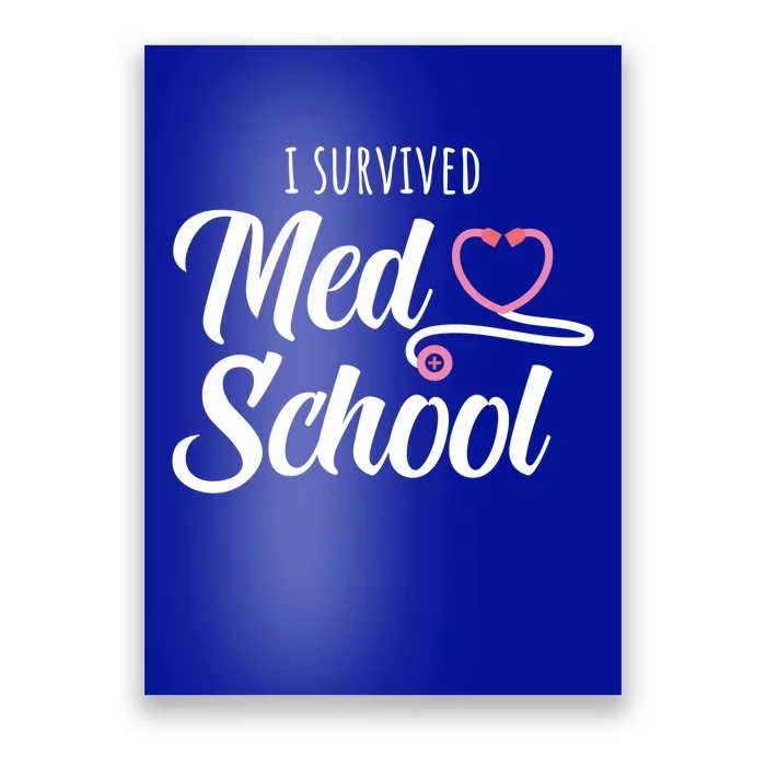 Med School Future Doctor Medical School Student Funny Gift Poster