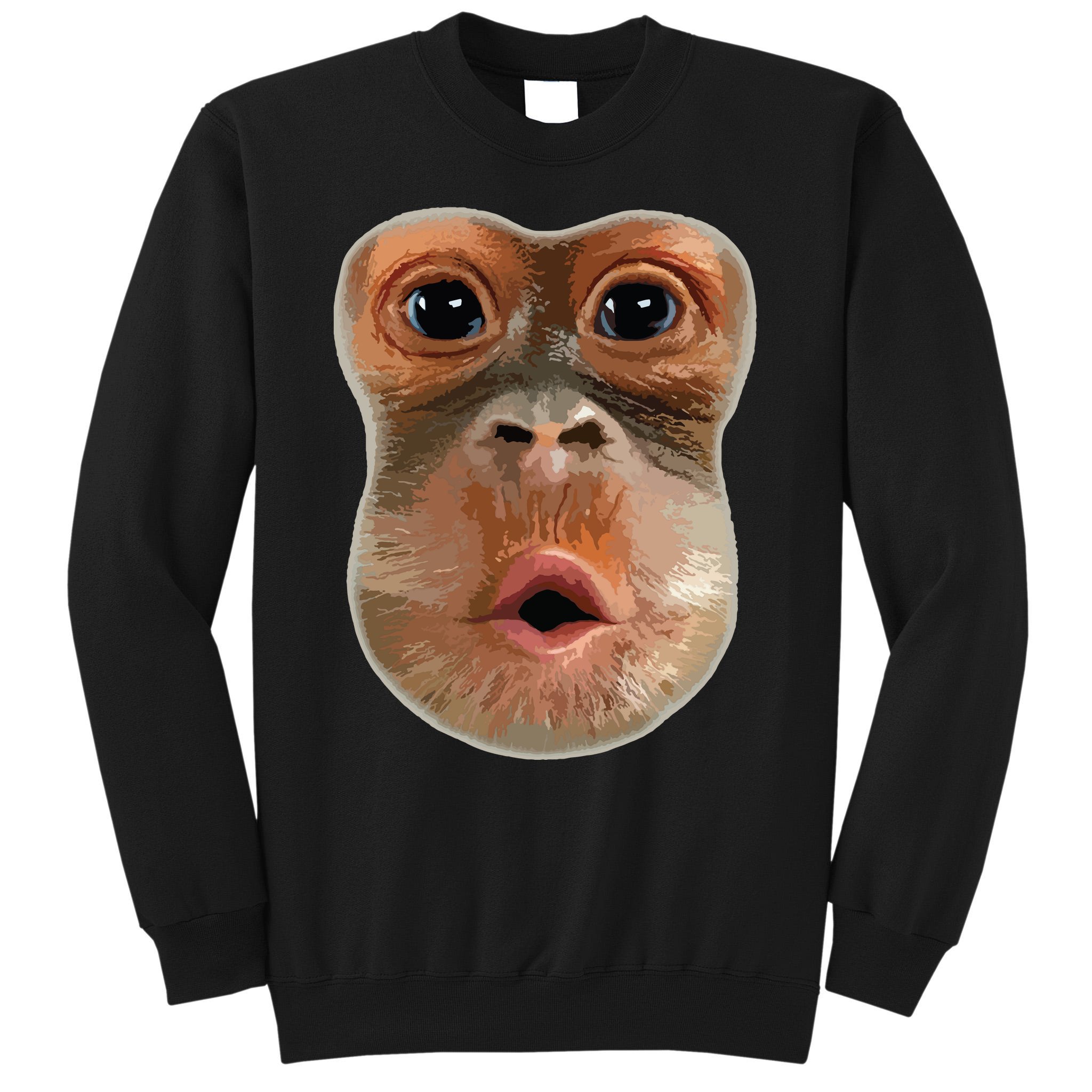 Monkey Stomach Funny Meme Cool Trending Viral Video T-Shirt S-5XL
