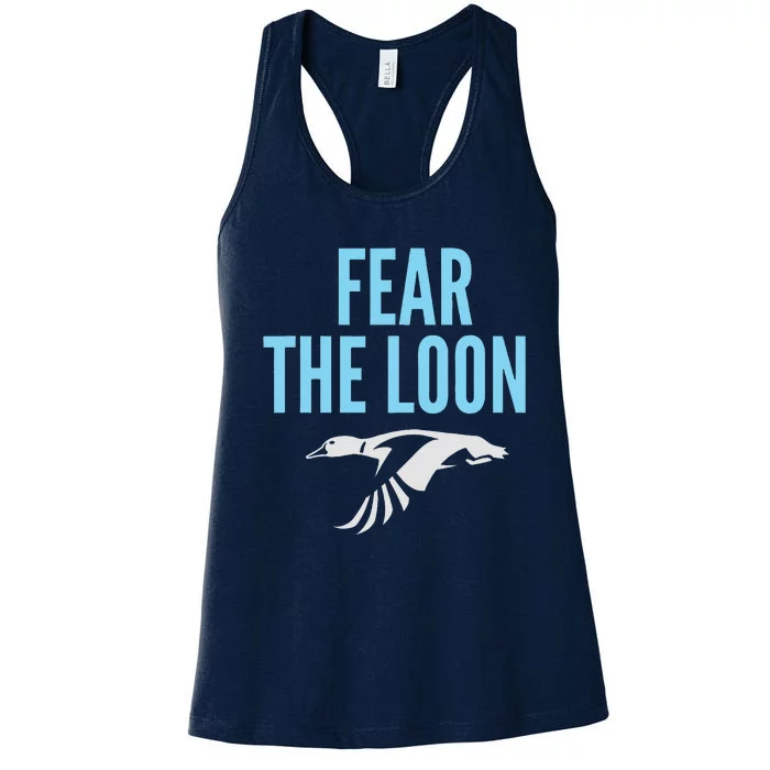 Minnesota Soccer Fear The Loon Fc  United Women's Racerback Tank