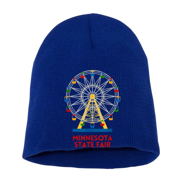 Minnesota State Fair Ferris Wheel County Fair Short Acrylic Beanie