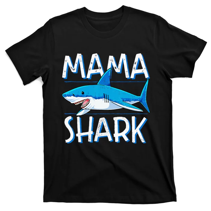 Mama Shark Family Matching Mommy Mom Wo Jawsome T-Shirt