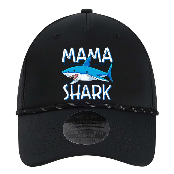 Mama Shark Family Matching Mommy Mom Wo Jawsome Performance The Dyno Cap