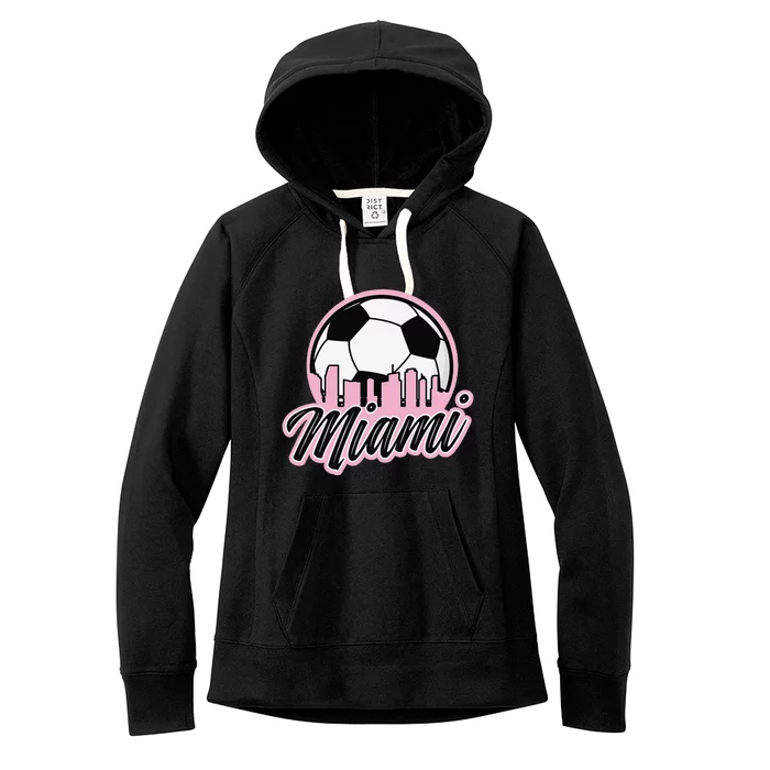 Miami Soccer Fansrelated Products Women's Fleece Hoodie