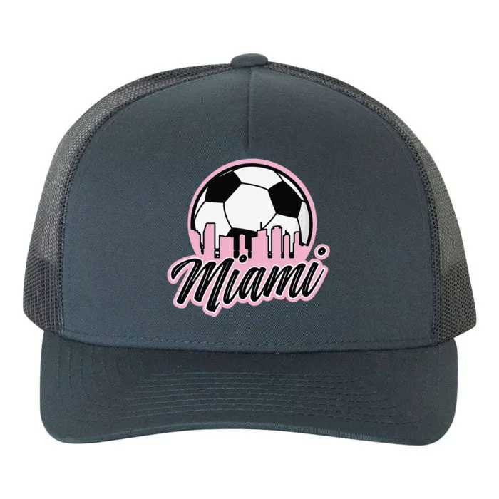 Miami Soccer Fansrelated Products Yupoong Adult 5-Panel Trucker Hat