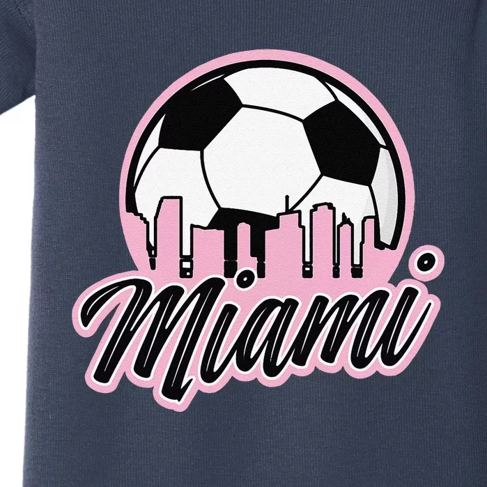 Miami Soccer Fansrelated Products Baby Bodysuit