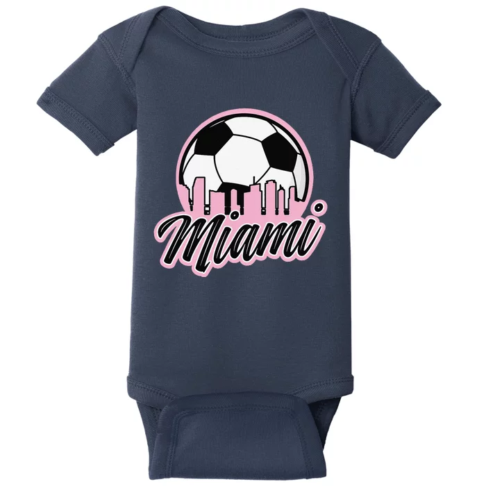 Miami Soccer Fansrelated Products Baby Bodysuit