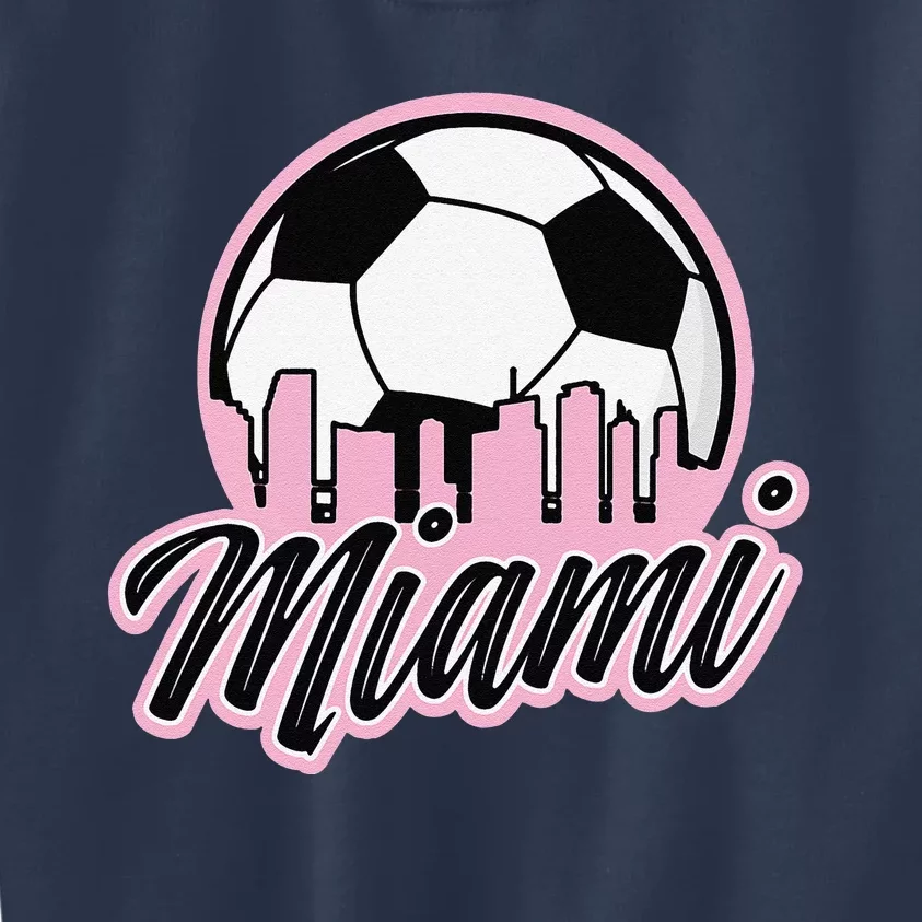 Miami Soccer Fansrelated Products Kids Sweatshirt