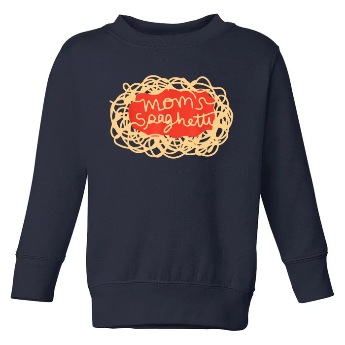 Mom's Spaghetti Funny Mother's Day Toddler Sweatshirt