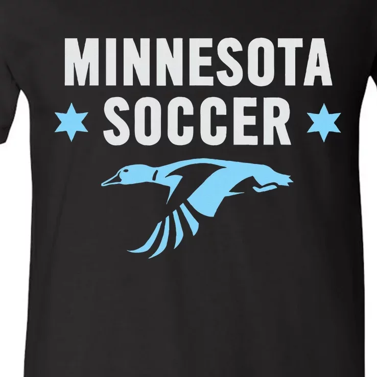 Minnesota Soccer Fan Gear Fc United V-Neck T-Shirt