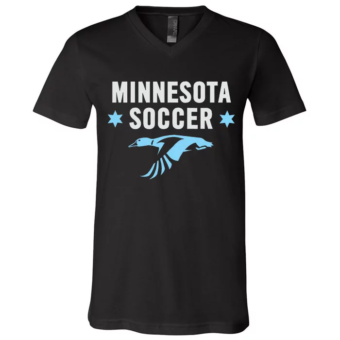 Minnesota Soccer Fan Gear Fc United V-Neck T-Shirt